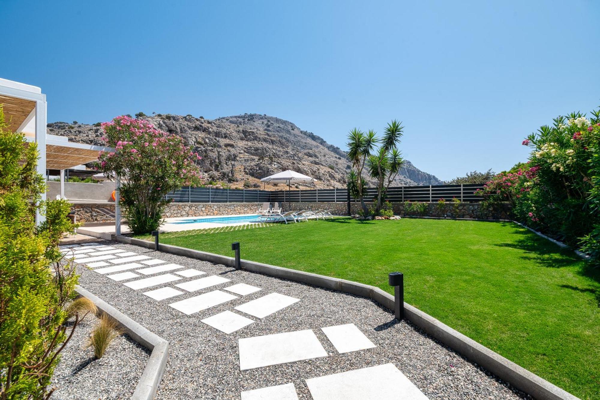 Villa Mariani II - In Lothiarika, Newly Renovated June 2024, Private Pool, Lindos 10 Min, Beach 120M Lardos Eksteriør billede